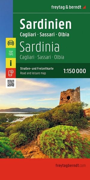 Produktbild: freytag & berndt Stra&szlig;enkarte Sardinien 1:150.000