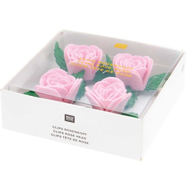 Produktbild: Clips Rosenkopf, Rosa