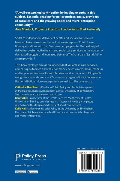 Produktbild: Micro-enterprise and personalisation
