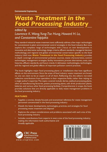 Produktbild: Waste Treatment in the Food Processing Industry