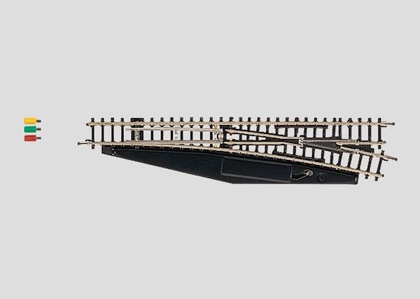 Produktbild: M&auml;rklin 8563 Z miniclub Gleis Weiche, elektromagnetisch, rechts 110mm 13&deg; 490mm 1St.