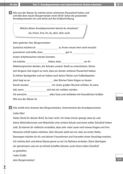 Produktbild: Deutsch-Tests 3. Klasse