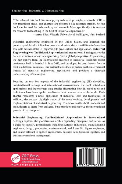Produktbild: Industrial Engineering Non-Traditional Applications in International Settings