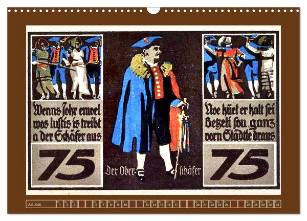 Produktbild: Gru&szlig; aus Rothenburg ob der Tauber (Wandkalender 2026 DIN A3 quer), CALVENDO Monatskalender
