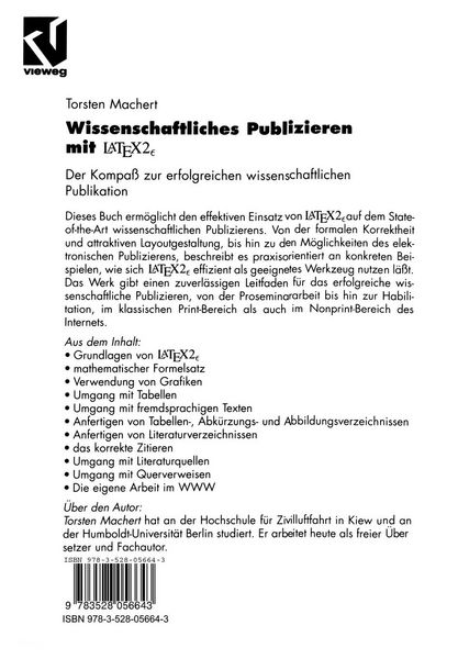 Produktbild: Wissenschaftliches Publizieren mit LaTex 2&isin;
