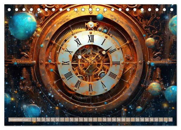Produktbild: Surreale Uhren (Tischkalender 2026 DIN A5 quer), CALVENDO Monatskalender