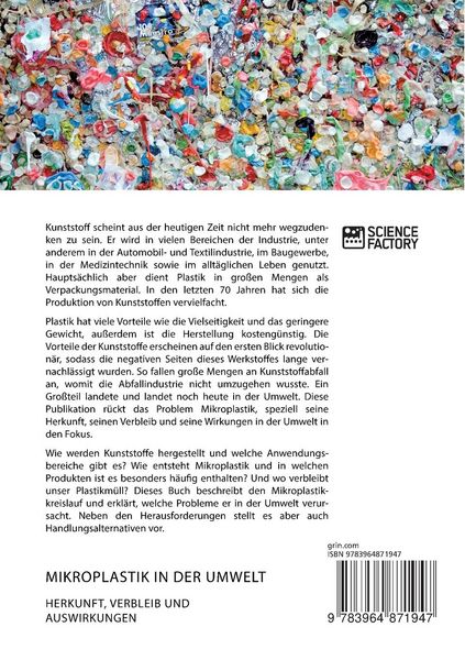 Produktbild: Mikroplastik in der Umwelt. Herkunft, Verbleib und Auswirkungen