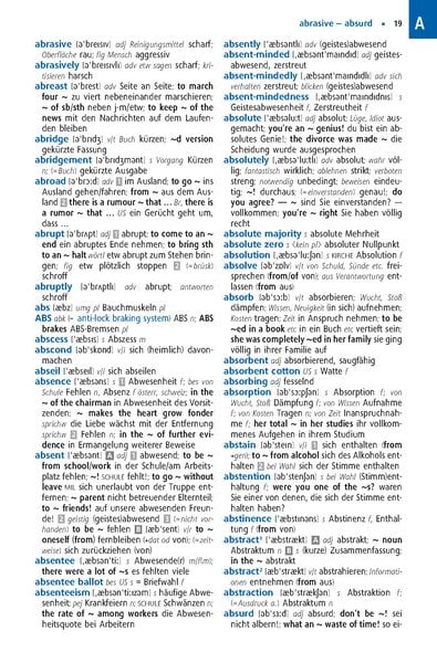Produktbild: Langenscheidt Abitur-W&ouml;rterbuch Englisch Klausurausgabe