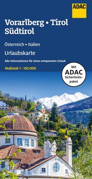 Produktbild: ADAC Urlaubskarte &Ouml;sterreich 06 Vorarlberg, Tirol, S&uuml;dtirol 1:150.000