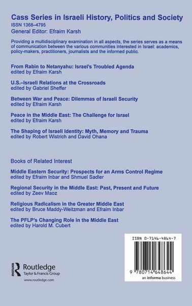 Produktbild: Israel at the Polls, 1996