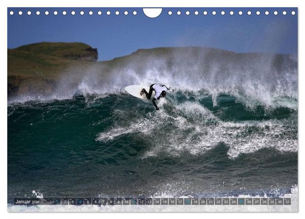 Produktbild: Faszination Surfen (Wandkalender 2026 DIN A4 quer), CALVENDO Monatskalender