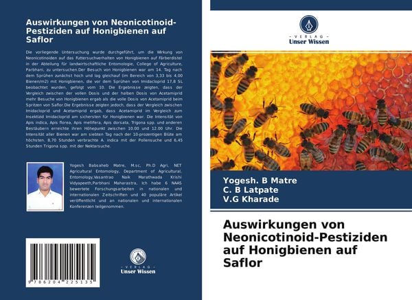 Produktbild: Auswirkungen von Neonicotinoid-Pestiziden auf Honigbienen auf Saflor