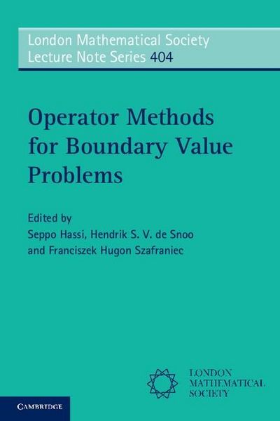 Produktbild: Operator Methods for Boundary Value Problems