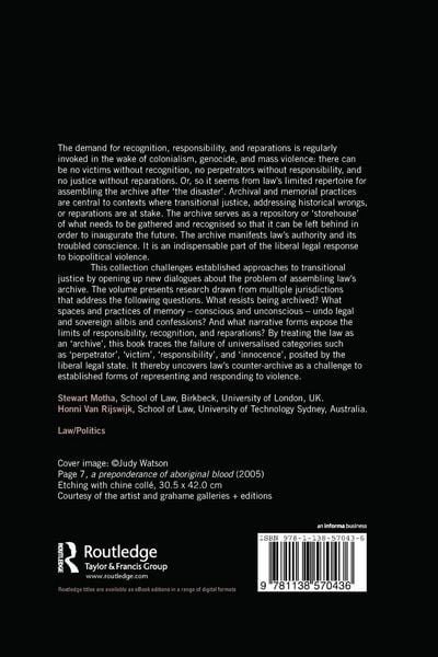 Produktbild: Law, Memory, Violence
