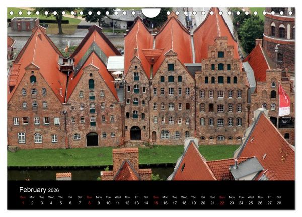 Produktbild: Monuments of Germany 2026 (Wall Calendar 2026 DIN A4 landscape), CALVENDO 12 Month Wall Calendar