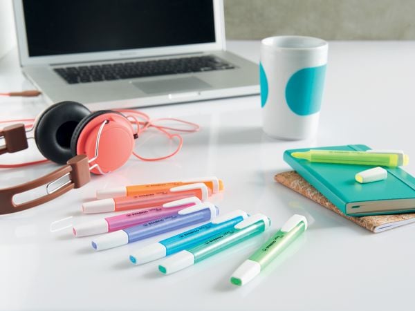 Produktbild: STABILO Textmarker -   swing cool - 8er Pack - mit 8 verschiedenen Farben