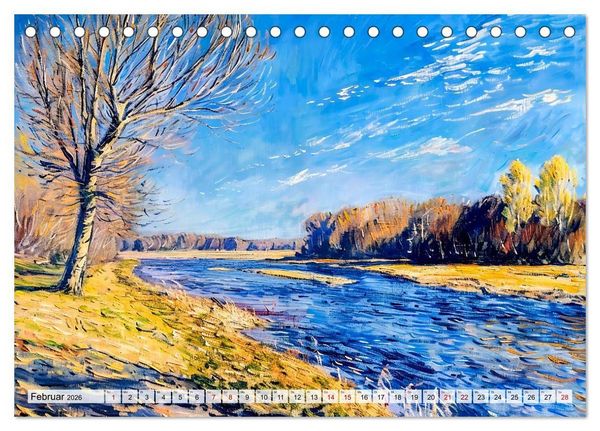 Produktbild: Sehnsucht nach Brandenburg - Zwischen Havel und Himmel (Tischkalender 2026 DIN A5 quer), CALVENDO Monatskalender