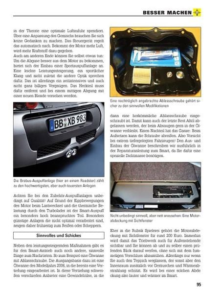 Jetzt Helfe Ich Mir Selbst Dacia Sandero 'Smart Fortwo und Roadster. Jetzt helfe ich mir selbst, Band 255' von