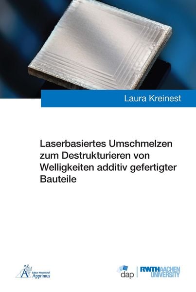 Produktbild: Laserbasiertes Umschmelzen zum Destrukturieren von Welligkeiten additiv gefertigter Bauteile