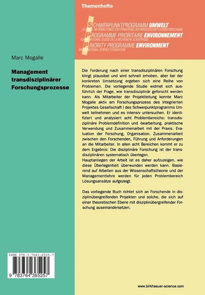 Produktbild: Management transdisziplin&auml;rer Forschungsprozesse