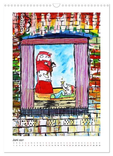 Produktbild: Hommage an die Superstars der Malerei - Atelier Zippo (Wandkalender 2027 DIN A3 hoch), CALVENDO Monatskalender