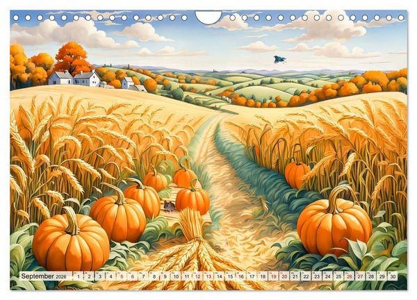 Produktbild: Pfade zum Horizont - Pastelltr&auml;ume der Natur in allen Jahreszeiten (Wandkalender 2026 DIN A4 quer), CALVENDO Monatskalender