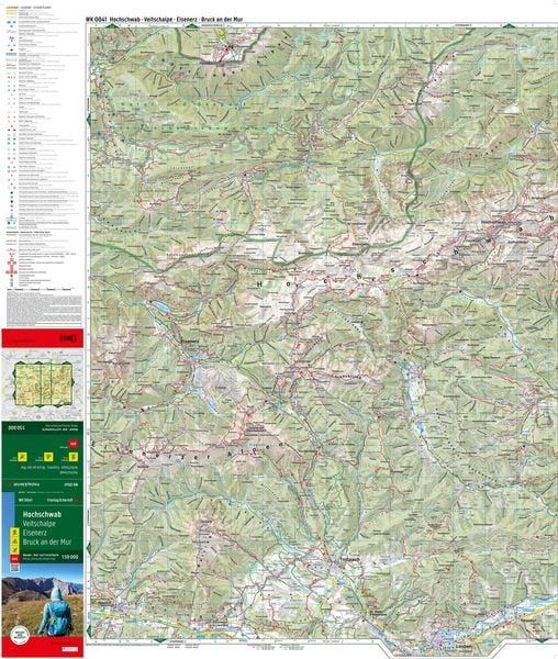 Produktbild: Freytag & berndt Wanderkarte WK 0041 Hochschwab, Veitschalpe - Eisenerz - Bruck an der Mur 1:50.000