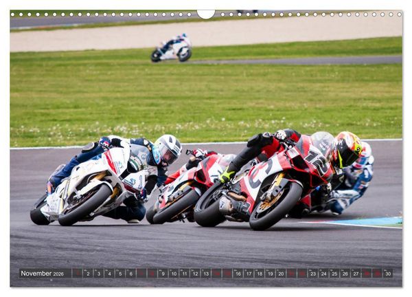 Produktbild: Motorrad Rennsport (Wandkalender 2026 DIN A3 quer), CALVENDO Monatskalender