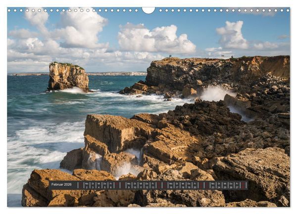 Produktbild: Portugals Atlantikk&uuml;ste (Wandkalender 2026 DIN A3 quer), CALVENDO Monatskalender