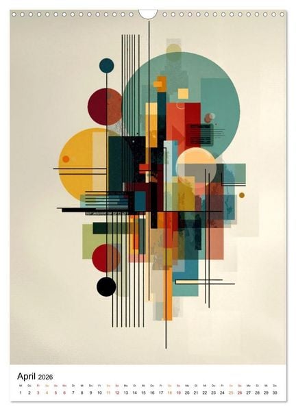 Produktbild: Bauhaus Re:Vision (Wandkalender 2026 DIN A3 hoch), CALVENDO Monatskalender