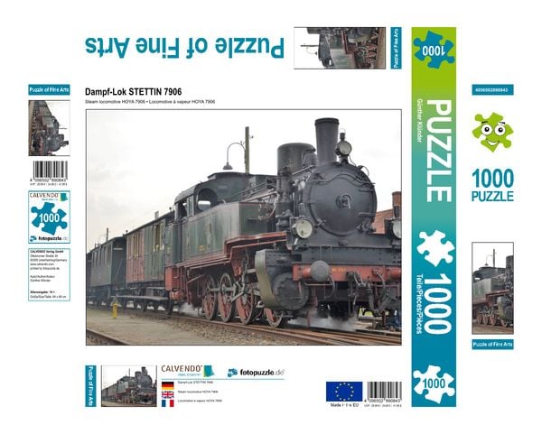 Produktbild: CALVENDO Puzzle Dampf-Lok STETTIN 7906 1000 Teile Lege-Gr&ouml;&szlig;e 640 x 480 cm Foto-Puzzle Bild von G&uuml;nther Kl&uuml;nder