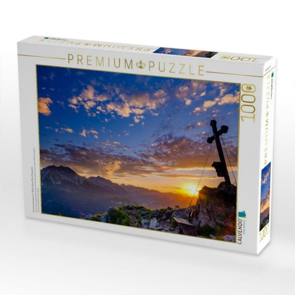Produktbild: CALVENDO Puzzle Sonnenuntergang im Nationalpark Berchtesgaden | 1000 Teile Lege-Gr&ouml;&szlig;e 64x48cm Foto-Puzzle f&uuml;r gl&uuml;ckliche Stunden
