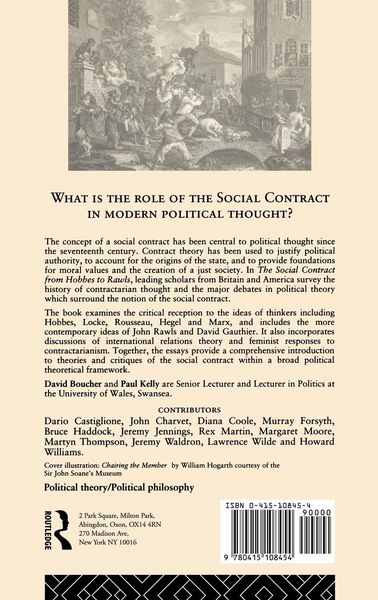 Produktbild: The Social Contract from Hobbes to Rawls