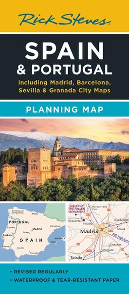 Produktbild: Rick Steves Spain & Portugal Planning Map