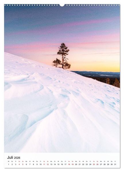 Produktbild: Finnland - Winter Wunderland (Wandkalender 2026 DIN A2 hoch), CALVENDO Monatskalender