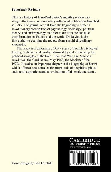 Produktbild: Sartre and 'Les Temps Modernes'