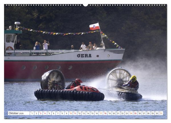 Produktbild: Hovercraft Formel 1 Weltmeisterschaft (hochwertiger Premium Wandkalender 2026 DIN A2 quer), Kunstdruck in Hochglanz