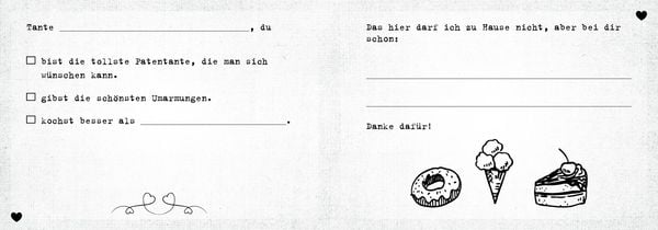Produktbild: Was ich an dir liebe, Patentante &ndash; Version f&uuml;r Kinder