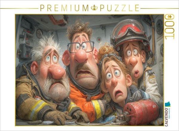 Produktbild: CALVENDO Puzzle Oh,Je der Chef hat's geh&ouml;rt, Bewerbung f&uuml;r die Putzschicht l&auml;uft | 1000 Teile Lege-Gr&ouml;&szlig;e 64x48cm Foto-Puzzle f&uuml;r gl&uuml;ckliche Stunden