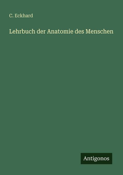 Produktbild: Lehrbuch der Anatomie des Menschen