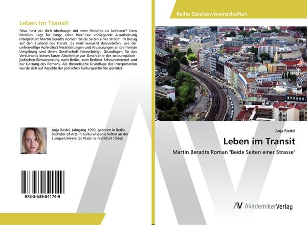 Leben im Transit, Taschenbuch von Anja Riedel, AV Akademikerverlag, 9783639841749