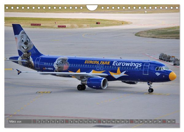 Produktbild: Flugzeuge zwischen Himmel und Erde (Wandkalender 2026 DIN A4 quer), CALVENDO Monatskalender