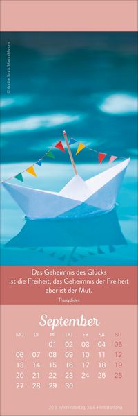 Produktbild: Tage voller Gl&uuml;ck Lesezeichen & Kalender 2027