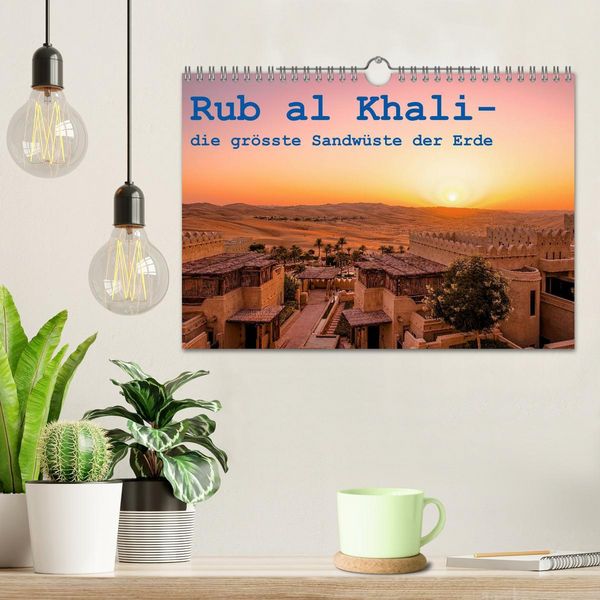 Produktbild: Rub al Khali - die gr&ouml;sste Sandw&uuml;ste der Erde (Wandkalender 2026 DIN A4 quer), CALVENDO Monatskalender