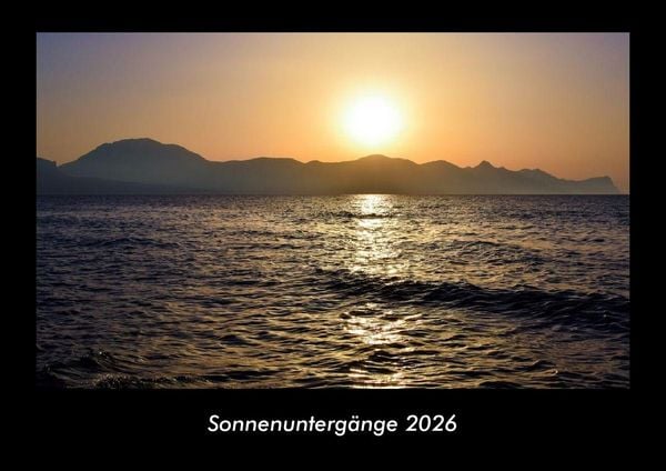 Sonnenuntergänge 2026 Fotokalender DIN A3