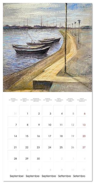 Produktbild: Impressions pastel (Calendrier mural carr&eacute; 2026 30x30 cm) Calendrier double avec une page pour vos prises de notes