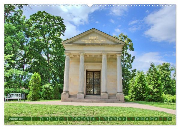 Produktbild: Schlossgarten Neustrelitz (Wandkalender 2026 DIN A2 quer), CALVENDO Monatskalender