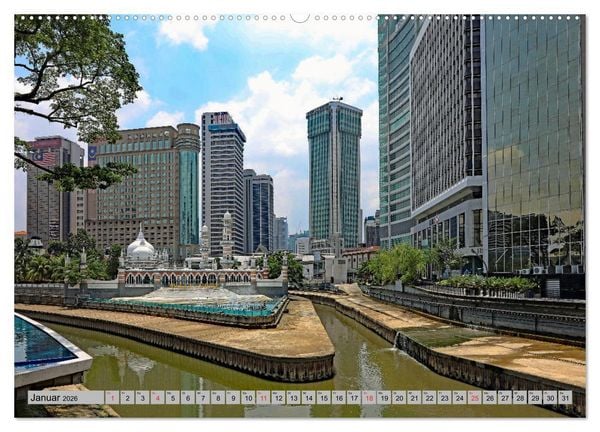 Produktbild: Malaysia-Impressionen (Wandkalender 2026 DIN A2 quer), CALVENDO Monatskalender
