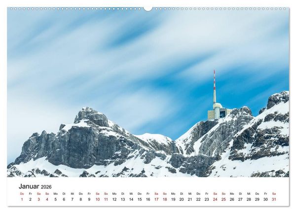 Produktbild: Faszination S&auml;ntis (Wandkalender 2026 DIN A2 quer), CALVENDO Monatskalender