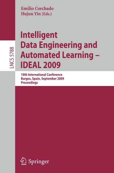 Produktbild: Intelligent Data Engineering and Automated Learning - IDEAL 2009